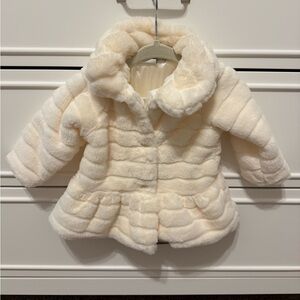 Crown and Ivy Baby Fur Coat